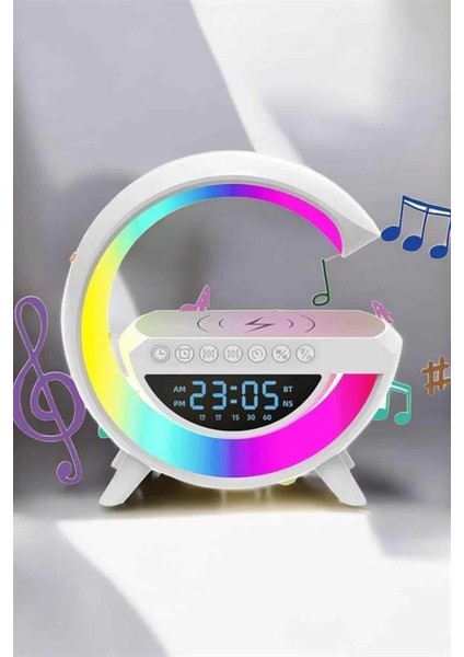 Bfs Android Uyumlu Akıllı Bluetooth Hoparlör Kablosuz Şarj Cihazı Standı modelleri