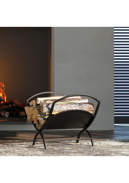 Dekoratif Katlanabilir Metal Kelebek Şömine Odunluk Standı fırsatları