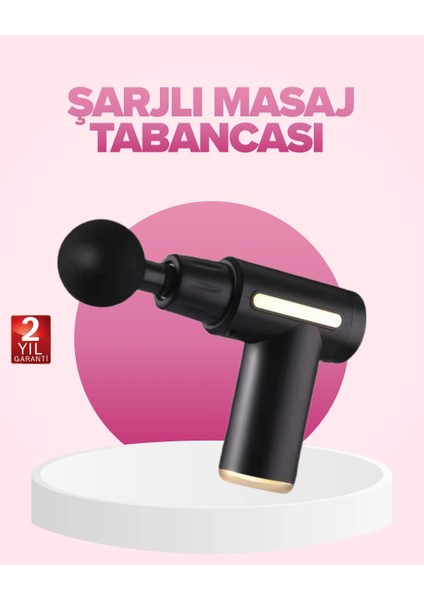 Bfs Profesyonel Masaj Tabancası 6 Kademeli Derin Kas Terapisi 4 Başlıklı Şarjlı Sessiz Motor