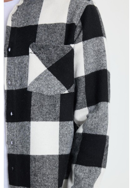 Erkek Regular Fit Klasik Kesim Kareli Cepli Oduncu Gömlek modelleri