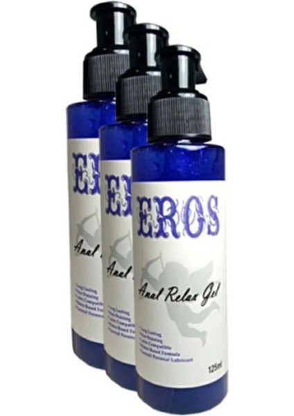 Süper Eros A.nal Relax Gel 125 ml Jel x 3 Adet