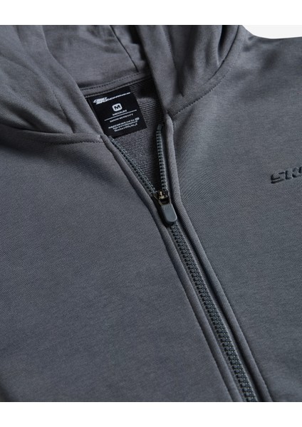 M Essential Full Zip Hoodie Sweatshirt Erkek Gri Sweatshirt S2610014-3998 modelleri