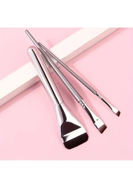 3 Lü Profesyonel Fondöten Fırçası, Kusursuz Fondöten ve Pudra, Hassas Ciltler ve Tüm Tonlara Uygun modelleri