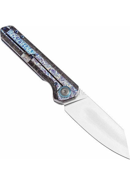 Buldozer | Ön Filpper Titanyum Lightning Strike Finish Saplı | CPM-20CV Çelik Çakı | K1028A5 modelleri