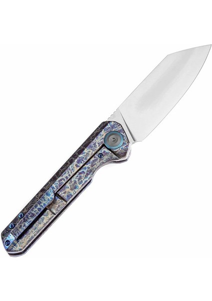 Buldozer | Ön Filpper Titanyum Lightning Strike Finish Saplı | CPM-20CV Çelik Çakı | K1028A5 fırsatları