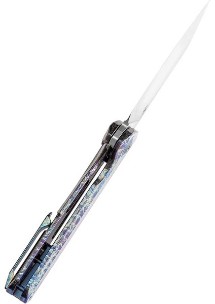 Buldozer | Ön Filpper Titanyum Lightning Strike Finish Saplı | CPM-20CV Çelik Çakı | K1028A5 indirimleri