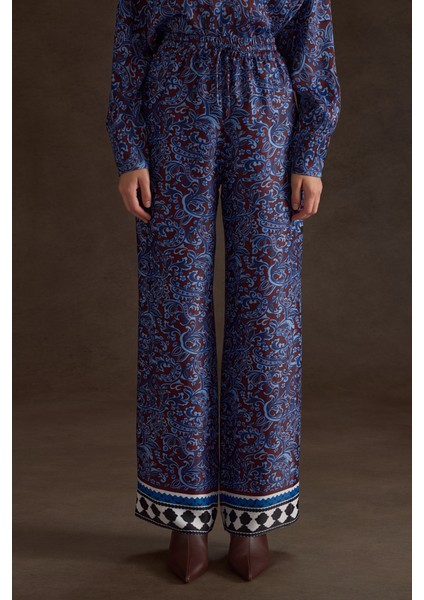 Desenli Viscon Pantolon fiyatları