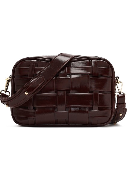 Kadın Bordo Uzun Askılı Örgülü Çapraz Çanta 25WBD274229 modelleri