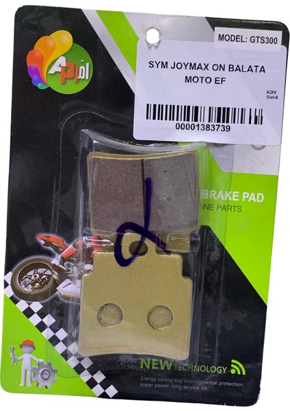 Sym Joymax Ön Balata