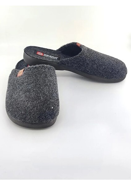 Erkek Kışlık Keçe Füme Renk Ev, Misafir ve Çeyiz Terliği fiyatları