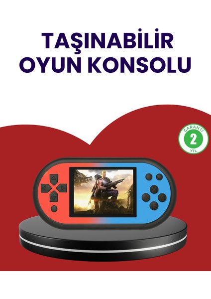 520 Oyunlu El Oyun Konsolu Tv Bağlantılı Hd LCD Ekranlı