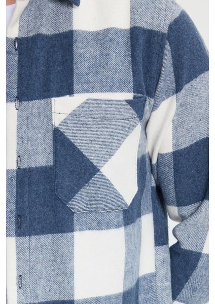 Erkek Regular Fit Klasik Kesim Kareli Cepli Oduncu Gömlek modelleri