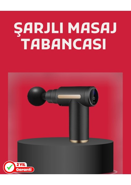 Bfs Derin Doku Masaj Tabancası 4 Başlık 6 Kademeli Sessiz Güç Şarjlı Kas Gevşetici