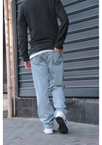 Erkek Buz Mavi Baggy Jeans indirimleri