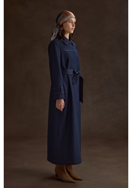 Denim Görünümlü Pardösü fiyatları