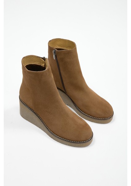 Maranda Sigaro Süet Hakiki Deri Dolgu Topuk Bot indirimleri