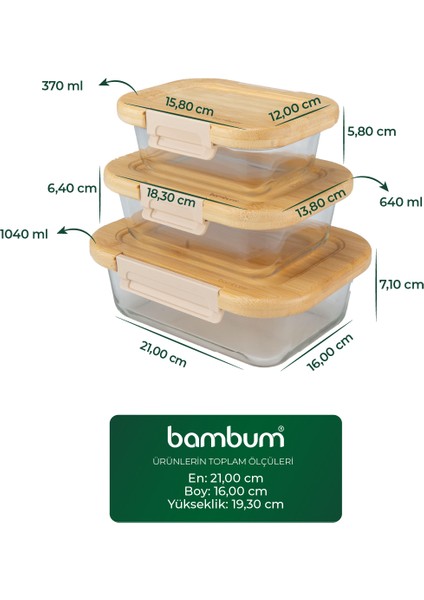 Satina 3'lü Saklama Seti fiyatları