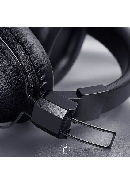 LH86 Hi-Fi Ses Kaliteli Kulak Üstü Bluetooth Kulaklık V5.4 Siyah modelleri