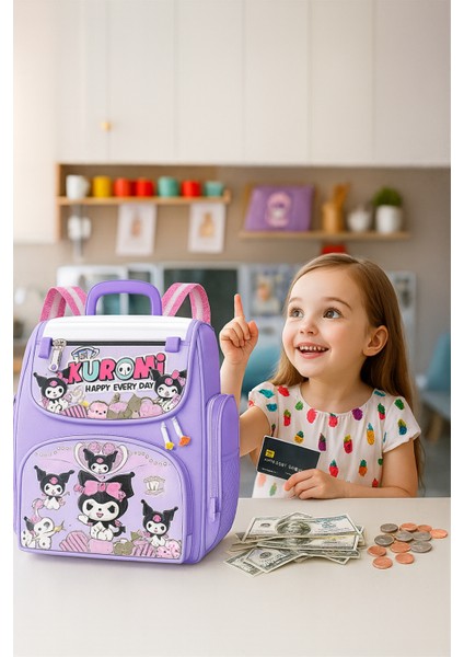 Çanta Görünümlü Otomatik Banknot Çeken Parmak Izi Çocuk Para Kasası indirimleri