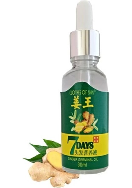 Süper 7days Mucizevi 7days Gxmz -7 Days Ginger Germinal Essential Oil Saç Bakım Yağı All 30ML