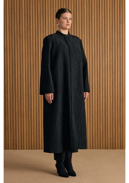 Özel Dokulu Kumaş Pardösü modelleri