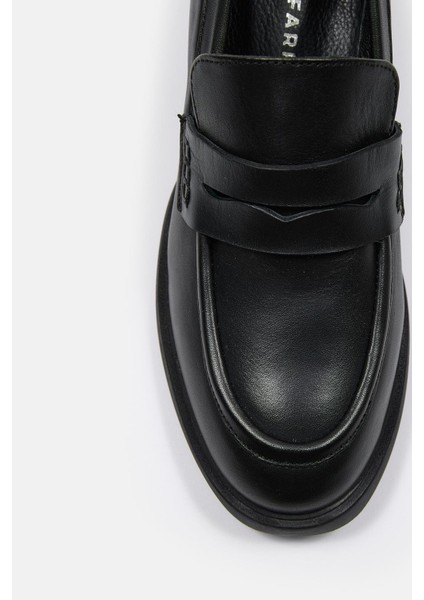 Marlies Siyah Hakiki Deri Topuklu Ayakkabı fırsatları