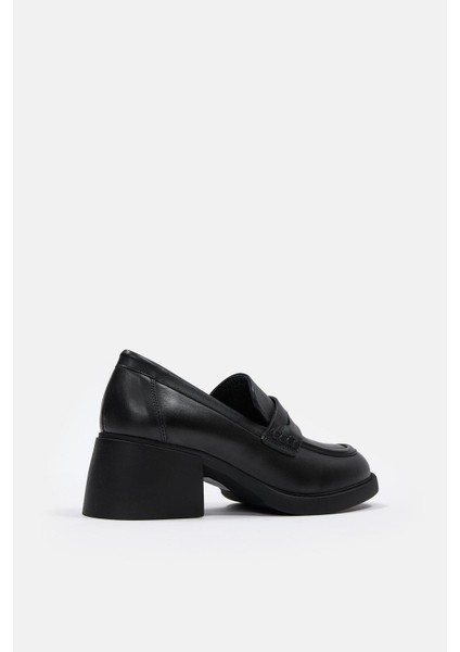 Marlies Siyah Hakiki Deri Topuklu Ayakkabı indirimleri