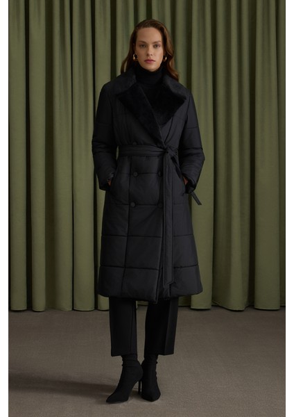 Yakası Kürklü Kapitone Mont fiyatları