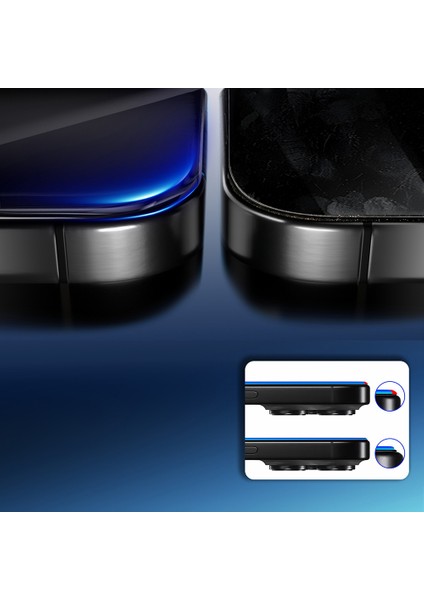 iPhone 16 Uyumlu Mohseven Safir Coating Hd Temperli Cam Ekran Koruyucu Şeffaf