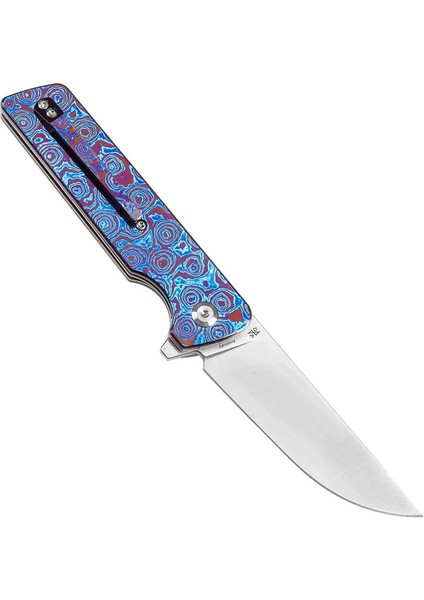 Anomaly | Flipper Bıçak | Timascus Sapı Timascus Klipsli | CPM-S35VN Çelik Çakı | K2038A7 modelleri