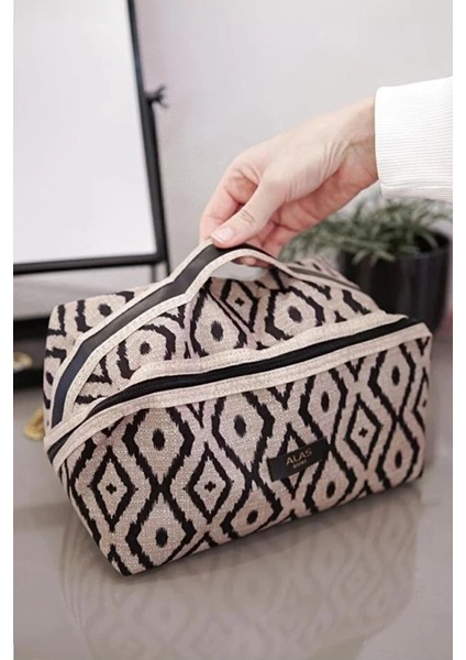 Bölmeli Makyaj Çantası Düzenleyici Seyahat Tipi Çanta Organizer indirimleri