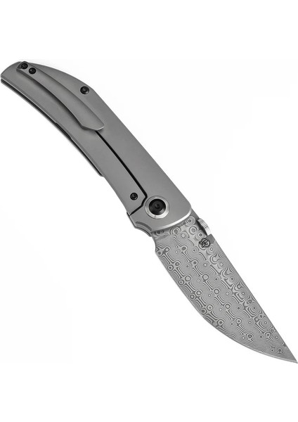 Tarkin | Çerçeve Kilidi | Boncuk Püskürtülmüş Titanyum Sap | Damascus Çelik Çakı | K1078A4 modelleri