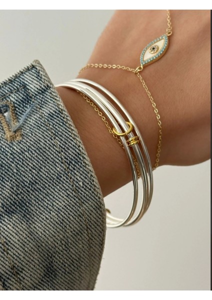 Vıp Serisi Üçlü Iç Içe Halka Kelepçe