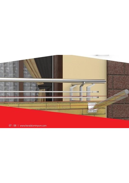Koral Duvara Montaj Çamaşır Askılığı fiyatları