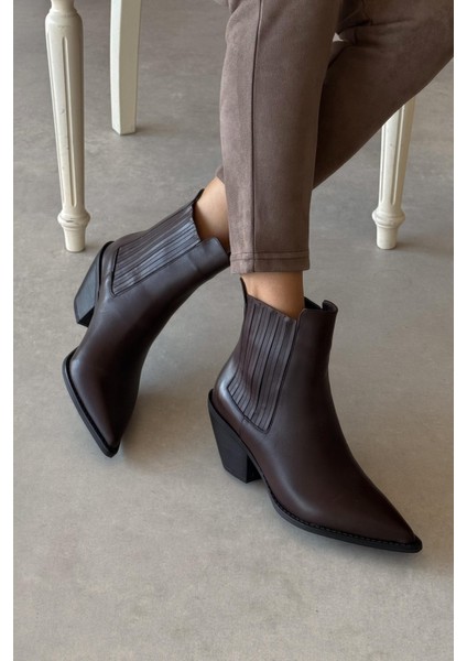 Wild Kahverengi Hakiki Deri Bot modelleri