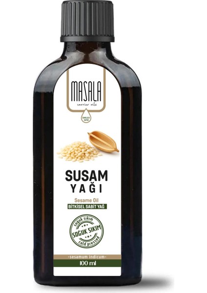 Susam Yağı 100 ml – Saf Soğuk Pres