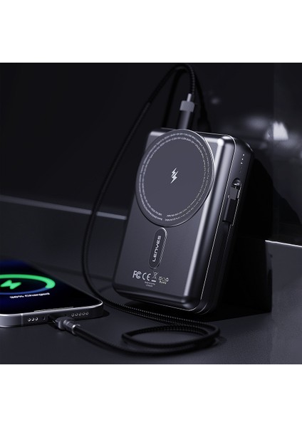 PX274D Pd 22.5W Standlı M-Safe Şarj Özellikli Wireless Powerbank 15W 20000MAH Siyah fiyatları