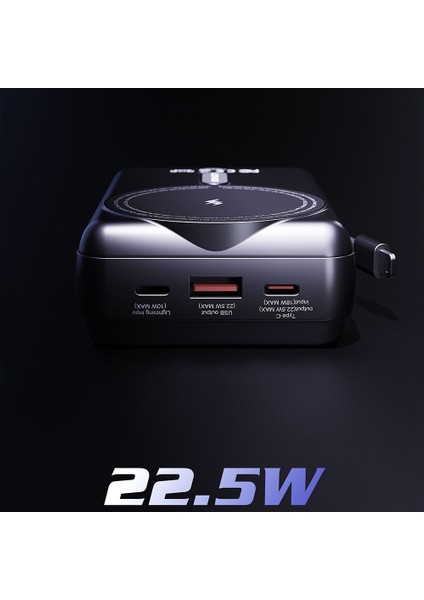 PX274D Pd 22.5W Standlı M-Safe Şarj Özellikli Wireless Powerbank 15W 20000MAH Siyah modelleri