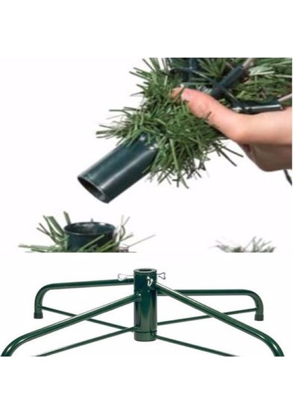 180 cm Yapay Çam Ağacı – Dekoratif Parti ve Yılbaşı Süsü 400 Dal fırsatları