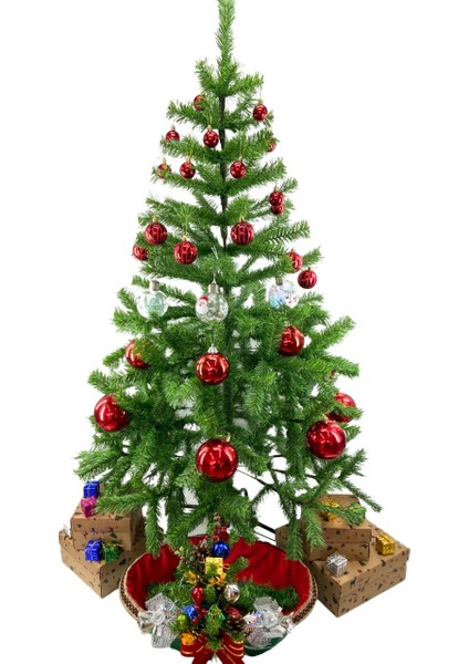 150 cm Yapay Çam Ağacı – Dekoratif Parti ve Yılbaşı Süsü 240 Dal