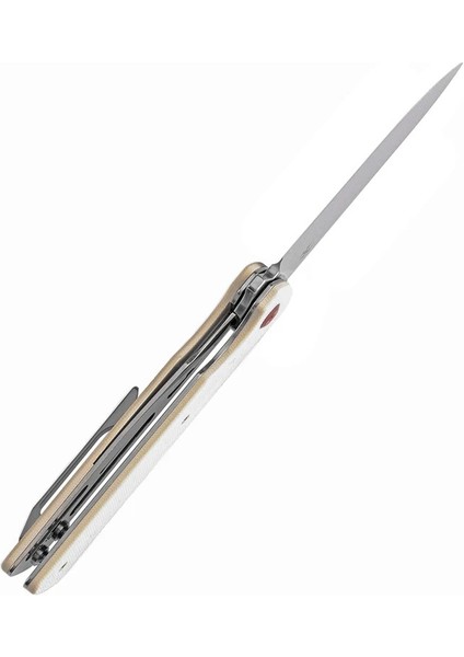 Anomaly | Flipper Bıçak | Beyaz G10 Sap | Damascus Çelik Çakı | K2038A5 indirimleri