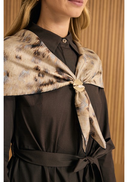 Yelpaze Metal Eşarp Yüzüğü modelleri