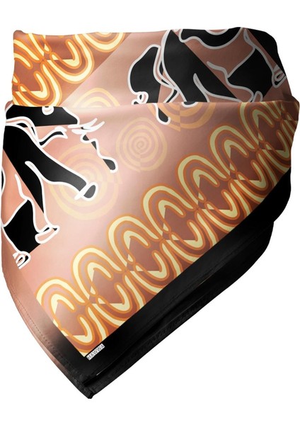 Fil Desenli Bandana Fular modelleri