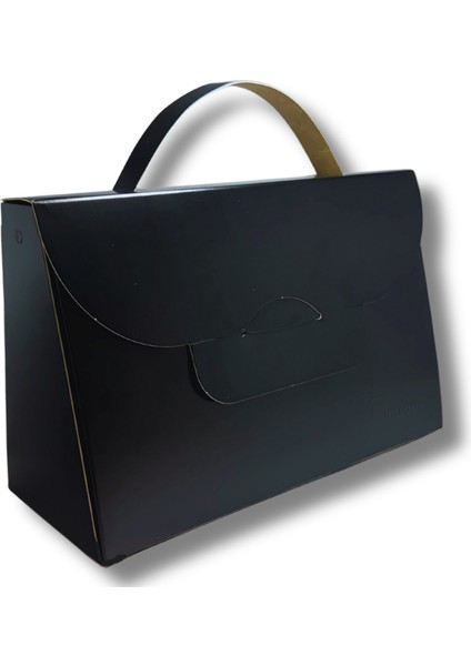 El Çantası Formunda Hediye Kutusu - 20X13X9 cm - Özel Tasarım Hediyelik Çanta