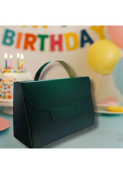 El Çantası Formunda Hediye Kutusu - 20X13X9 cm - Özel Tasarım Hediyelik Çanta indirimleri