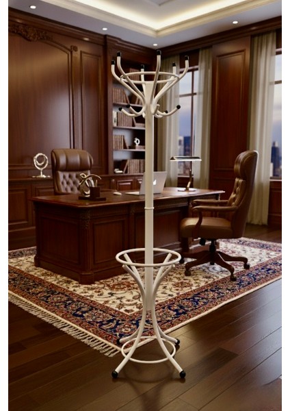 Lüks Beyaz Portmanto Askılık Paslanmaz Metal Boyalı Üreticiden 100 kg Kapasite fırsatları