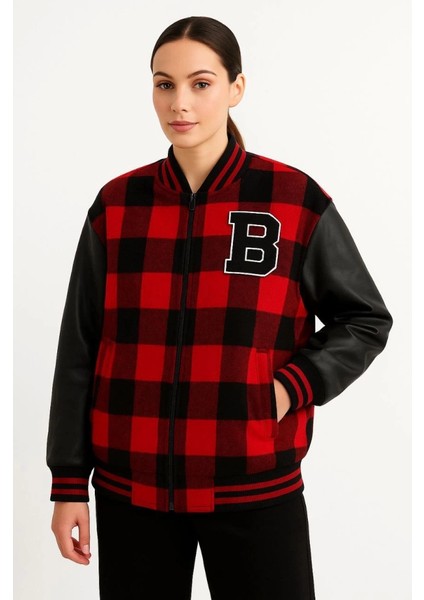 Kolları Suni Deri Içi Astarlı Oduncu Kolej Içi Ceket modelleri