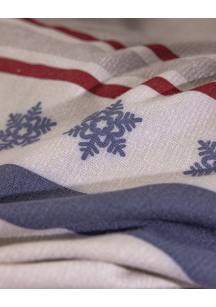 Fayette Tek Kişilik %100 Pamuk Flanel Nevresim Takımı - Bej