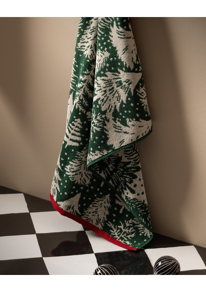 Belcour %100 Pamuk Yüz Havlusu - Yeşil - 50X70 cm fiyatları