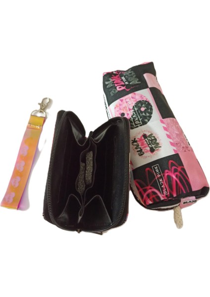 Yılbaşı Özel Hediye Seti Black Pink Anahtarlık, Cüzdan, Kalemlik fiyatları